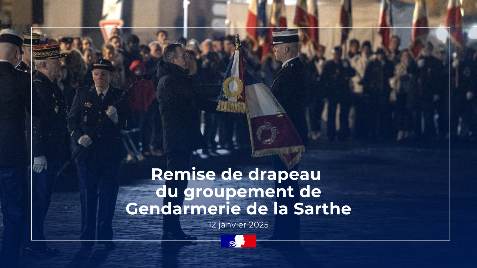 Cérémonie de remise de drapeau