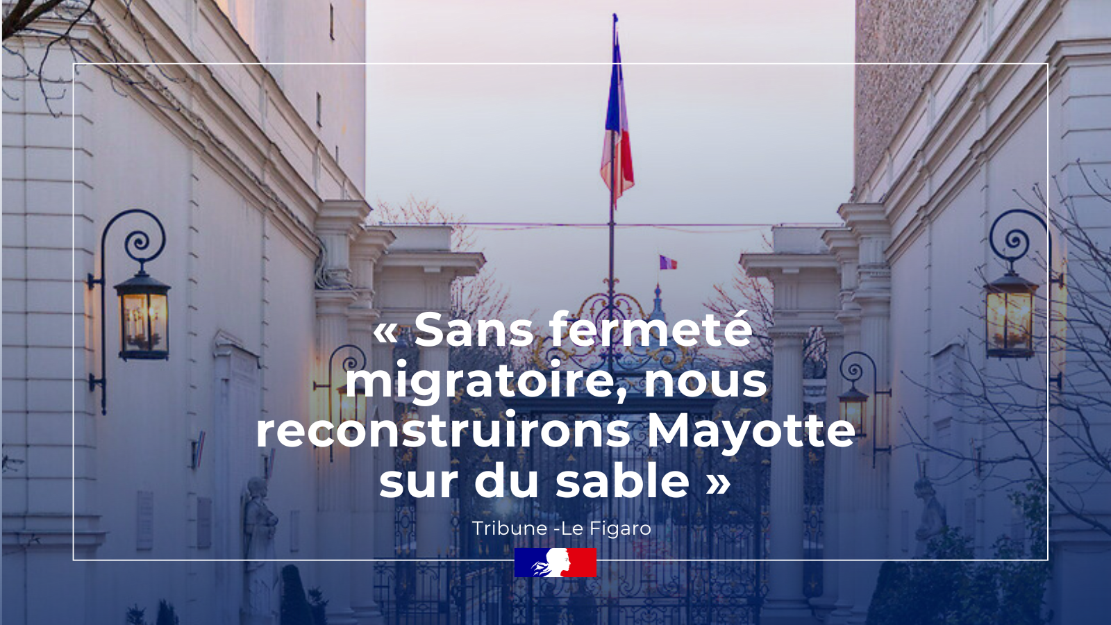 Bruno Retailleau, Manuel Valls et Sébastien Lecornu : «Sans fermeté migratoire, nous reconstruirons Mayotte sur du sable»