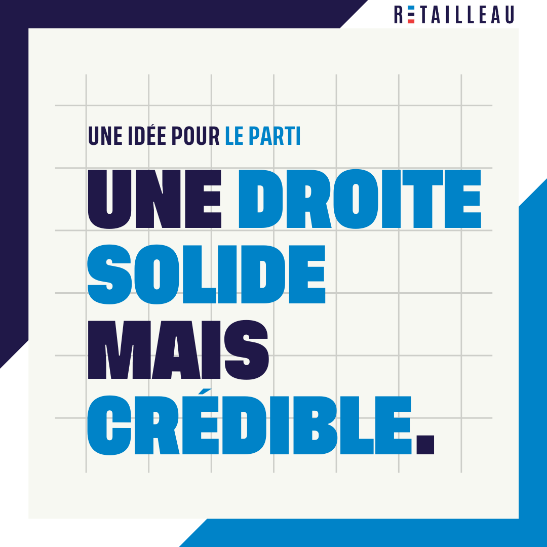 Une idée pour le parti : Une droite solide mais crédible